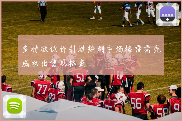 多特欲低价引进热刺中场格雷需先成功出售恩梅查